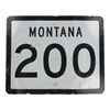 Image 2 : Montana Highway 200 Large Reflective Road Sign