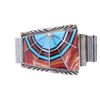 Image 2 : Zuni Spiderweb Inlaid Watch Cuff Signed