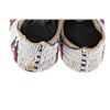 Image 9 : Northern Cheyenne Beaded Hide Men's Moccasins