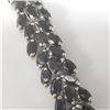 Image 2 : SILVER SAPPHIRE 7.5"(30CT)  BRACELET (~WEIGHT 24.07G)