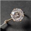 Image 2 : 10K YELLOW GOLD LASER CUT MOISSANITE(2.42CT)  RING (~SIZE 6.25) (~WEIGHT 2.29G)