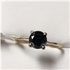 Image 2 : 10K YELLOW GOLD BLACK DIAMOND(1.06CT)  RING (~SIZE 6.5) (~WEIGHT 1.63G)