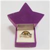 Image 2 : SILVER GEMSTONE  RING (~SIZE 7.5)