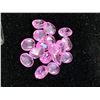 Image 2 : MIXED GEMSTONES, INCLUDING: 17 OVAL LAB GROWN PINK SAPPHIRE, 4 CITRINES, CABOCHON AMETHYST,