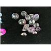 Image 2 : MIXED GEMSTONES, INCLUDING: OVAL AMETHYST, PAIR OF ALMANDINE GARNET, 6 OVAL BLUE TOPAZLAB GROWN