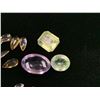 Image 3 : MIXED GEMSTONES, INCLUDING: 11 TEARDROP CITRINE, EMERALD CUT PALE CITRINE, LAB GROWN OVAL SPINEL,