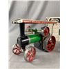 Image 2 : Vintage Mamod Metal Steam Tractor (Approx. 10" L x 8" H) & Trailer Approx. 10"L x 5"H. Made In Engla