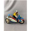 Image 2 : Tin Motorcycle w/Side Car In Original Box