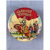 Image 1 : 1940's Cleeves Toffees Can. Great Graphics & Colours! Approx. 7 3/4" Diameter