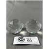 Image 2 : 2 Crystal Chandelier Balls