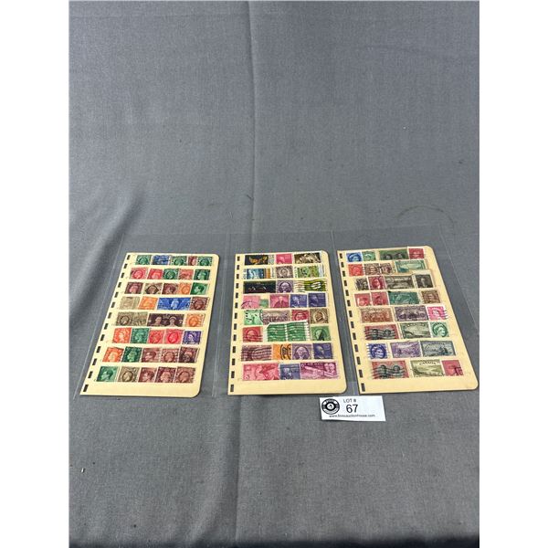 Lot Of Early Stamps - Canadian, U.S.A & British