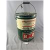 Image 2 : 1940's B/A (Bowtie) 10 Gallon Oil Pail w/ Wood Handle