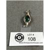 Image 1 : Pretty .925 Silver Pendant w/Stone