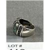 Image 2 : .925 Sterling Ring w/Abalone Accents