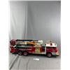 Image 1 : Vintage RC Friction Fire Engine w/Rescue Boom - Approx. 26" Long