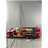 Image 2 : Vintage RC Friction Fire Engine w/Rescue Boom - Approx. 26" Long