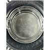 Image 2 : Very Nice 1940's Firestone Tires Rubber Tire Ashtray w/ Glass Insert. Embossed "The Mark Of Quality 