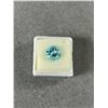 Image 2 : Swiss Blue Topaz. 5.945ct. Round Cut-Loupe Clean Clarity- Heated. Brazil