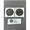 Image 2 : 2 - 1971 British Columbian Canadian Dollar Coins