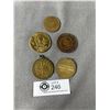 Image 2 : 5 Tokens - 1984 BC Papal Visit, Canada Confederation, USA "A Nation Of Immigrants" & More