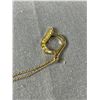 Image 3 : Gold Tone Necklace w/ Rhinestones & 2 Gold Tone Rings