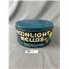 Image 1 : Vintage Moonlight Mellos Patterson Candy Co Toronto Canada Tin. Approx. 10 1/2" Diameter