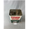 Image 2 : Vintage B-A Cleaning Solvent 1 Gallon Tin Can. Approx. 11" H