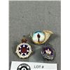 Image 2 : Lot of Three Vintage Enamel Pins, RCMP Order of Daughters Canadian Legion