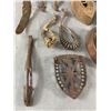Image 2 : Nice lot of Antiue Sad Irons Handles Etc