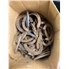 Image 1 : Box Lot of Old Horseshoes. No Shipping