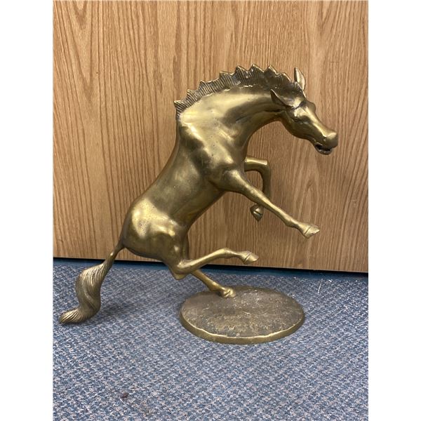 Large Brass Horse Figure