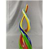 Image 2 : Beautiful Murano Contemporary Glass Sculpture. "Two Become One" 12" High