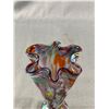 Image 2 : A very Nice 7" Tall Hand Blown Multi Colour Vase