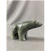 A Signed Polar Bear Soap Stone Figure 4" Tall 6" Wide Possi