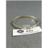 Image 2 : Sterling Silver Engraved Bangle. Tested