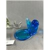 Image 3 : A Lot of 4 Art Glass Birds