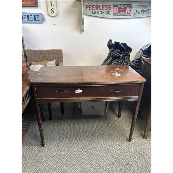 Vintage Wooden Desk with Drawer (NO SHIPPING)