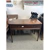 Image 1 : Vintage Wooden Desk with Drawer (NO SHIPPING)