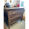 Image 2 : A Vintage 3 Drawer Dresser with Mirror on Top (NO SHIPPING)