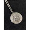 Image 2 : 925 Sterling Silver Chain with Sterling Silver Virgo Zodiac Pendant Marked Jayflex Ster