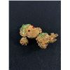 Image 2 : Vintage Heavy Poodle Pendant with Rhinestones & Moving Head& Ears