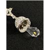 Image 2 : Vintage Rhinestone & Crystal Glass Bells Dangle Earrings