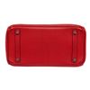 Image 5 : Hermes Rouge Grenat Togo Leather Birkin 30 Satchel Bag