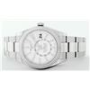 Image 4 : Rolex Mens Stainless Steel White Dial Sky Dweller 42MM With Rolex Box And Papers