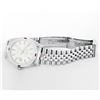Image 8 : Rolex Mens Stainless Steel Silver Index 18K White Gold Diamond & Ruby Bezel 36MM