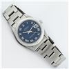 Image 6 : Rolex Ladies Midsize 31MM Factory Blue Roman 18K Gold Fluted Bezel Datejust