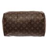 Image 4 : Louis Vuitton Brown Monogram Canvas Leather Speedy 30 Satchel Bag
