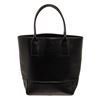 Image 1 : Bottega Veneta Black Leather Open Tote Bag