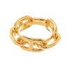 Image 2 : Hermes Gold Plated Metal Chaine D'ancre Scarf Ring