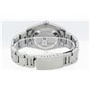 Image 3 : Rolex Mens Stainless Steel Quickset Gray Index White Gold Fluted Bezel Oyster Ba